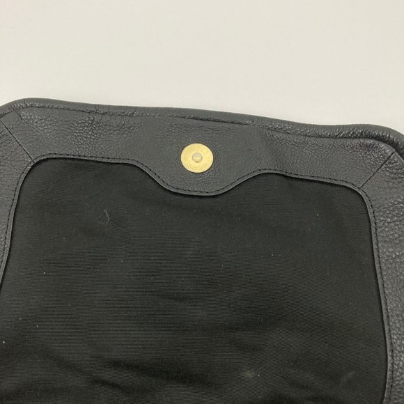 Marc Jacobs Black Top Handle Shoulder Bag Flap Closure - Picture 7 of 14